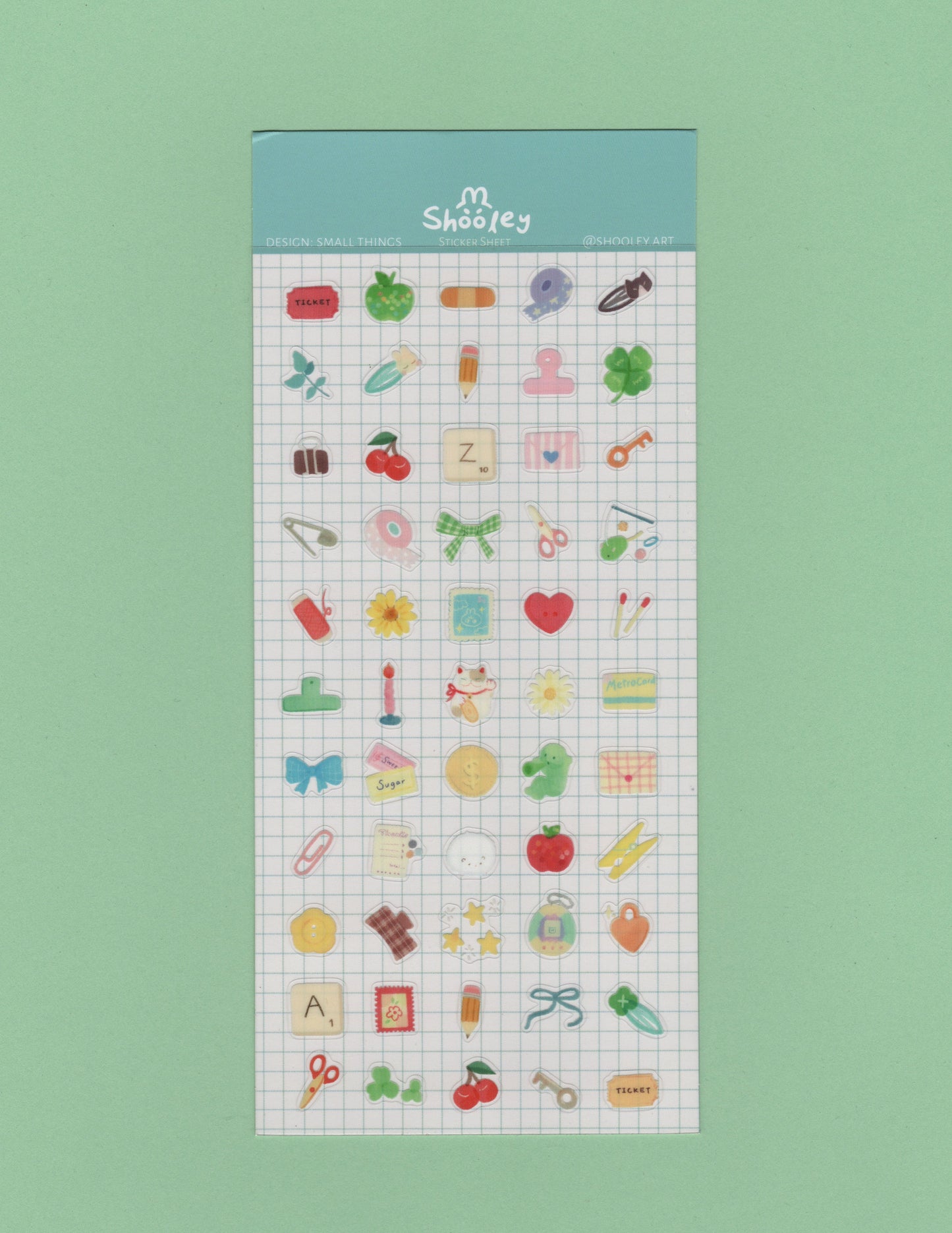 small things sticker sheet