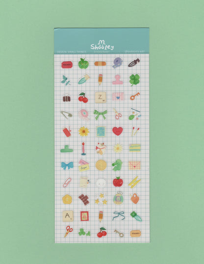 small things sticker sheet
