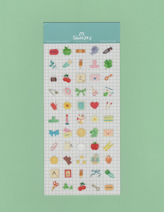 small things sticker sheet