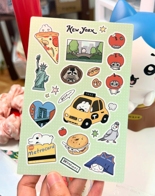 New York City Sticker Sheet