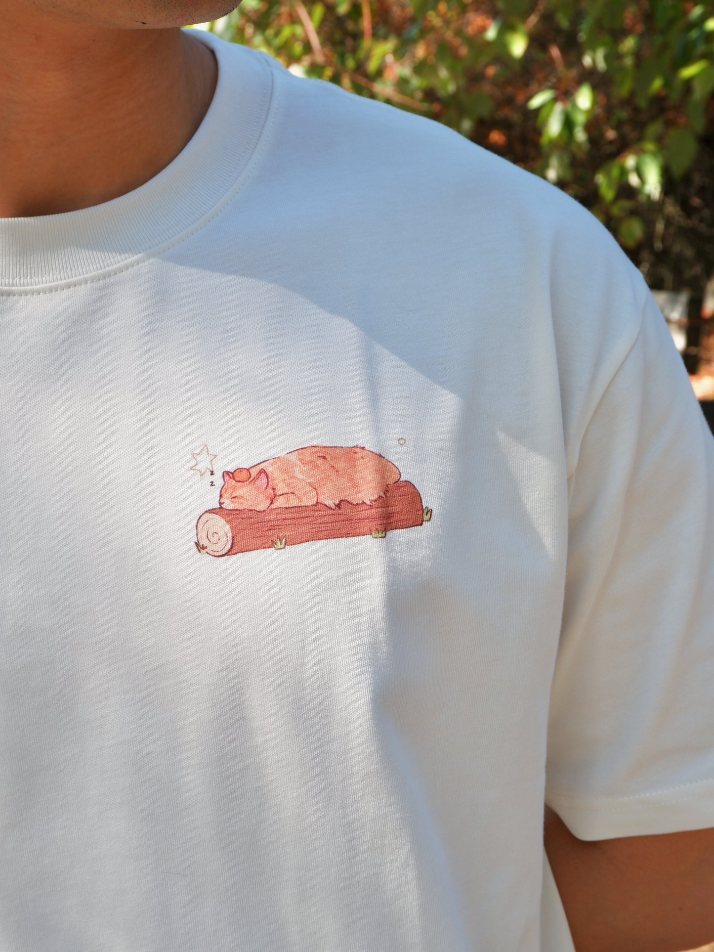 Orange Cat t-shirt [ILLO MART PICK-UP]