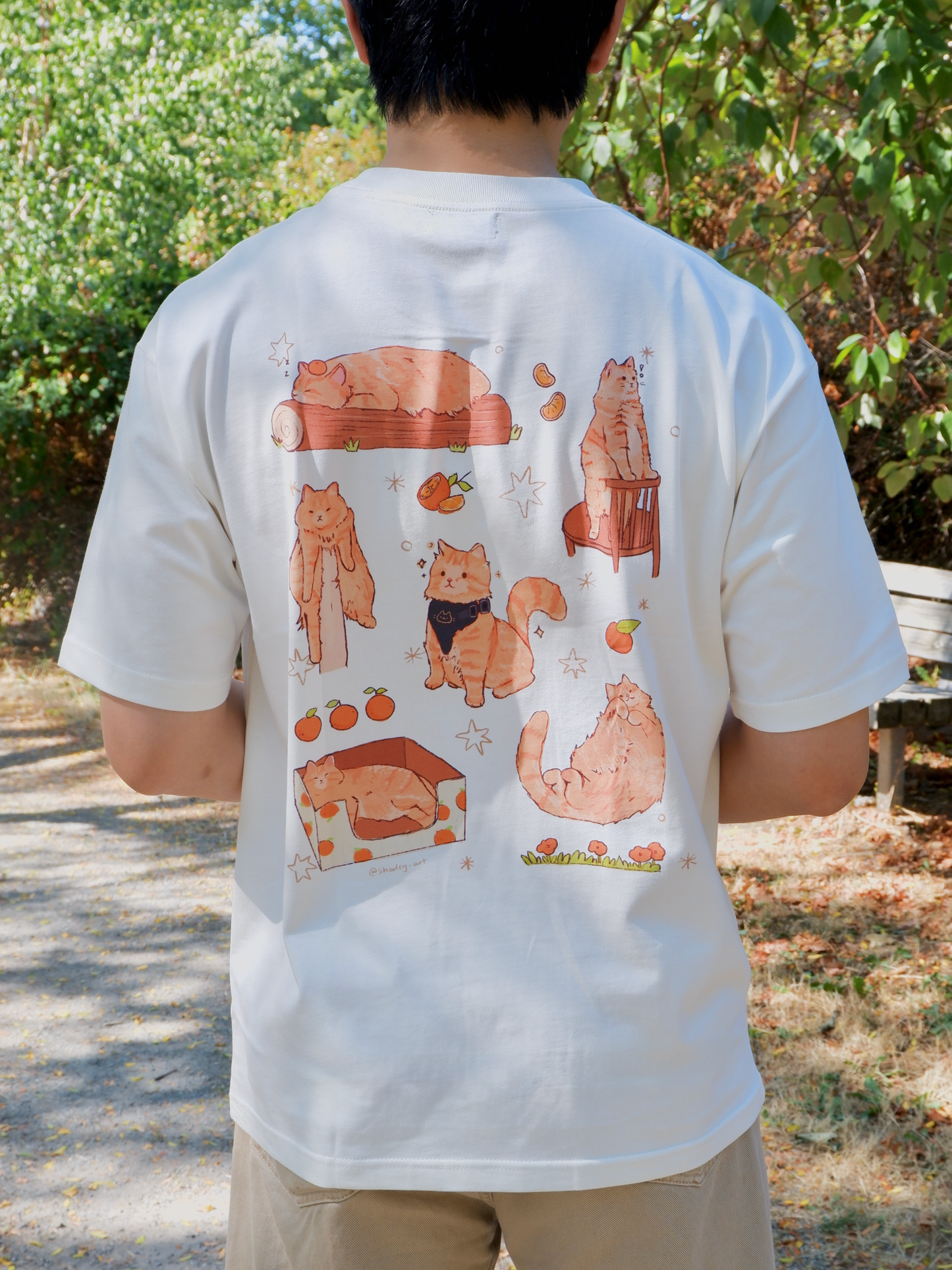 Orange Cat t-shirt [ILLO MART PICK-UP]