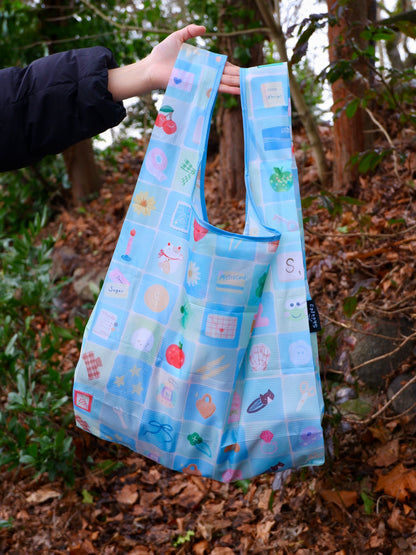 Foldable grocery bag