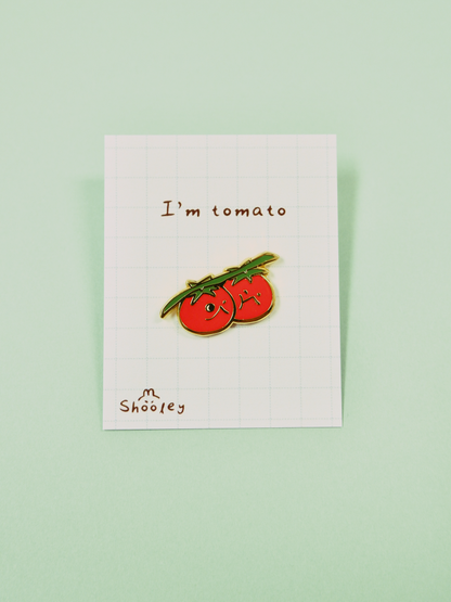 Tomato Enamel Pin