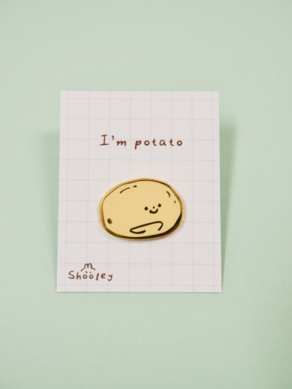 Potato Enamel Pin