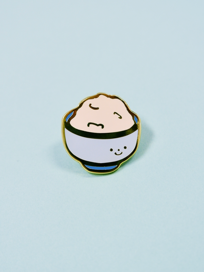 Rice Enamel Pin