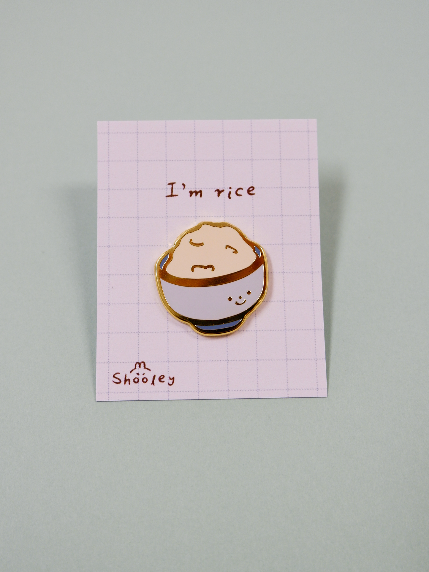 Rice Enamel Pin