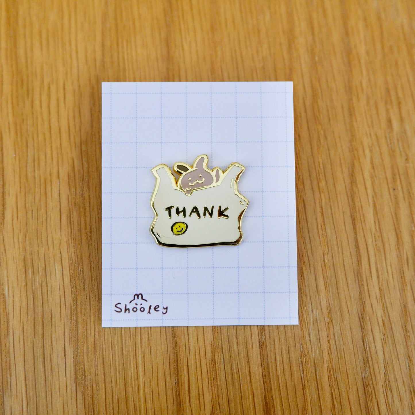 Shopping Bag Enamel Pin