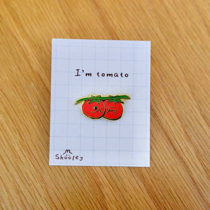 Tomato Enamel Pin