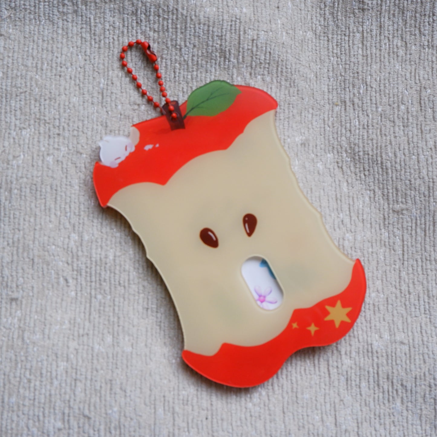 Apple Photo Card Holder | Acrylic Keychain