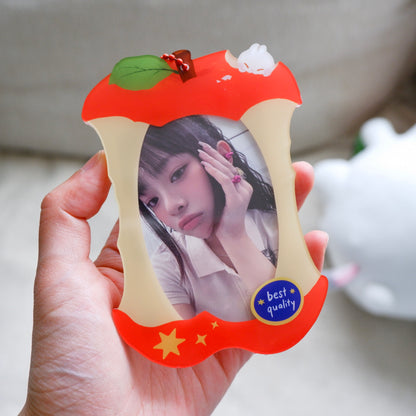 Apple Photo Card Holder | Acrylic Keychain