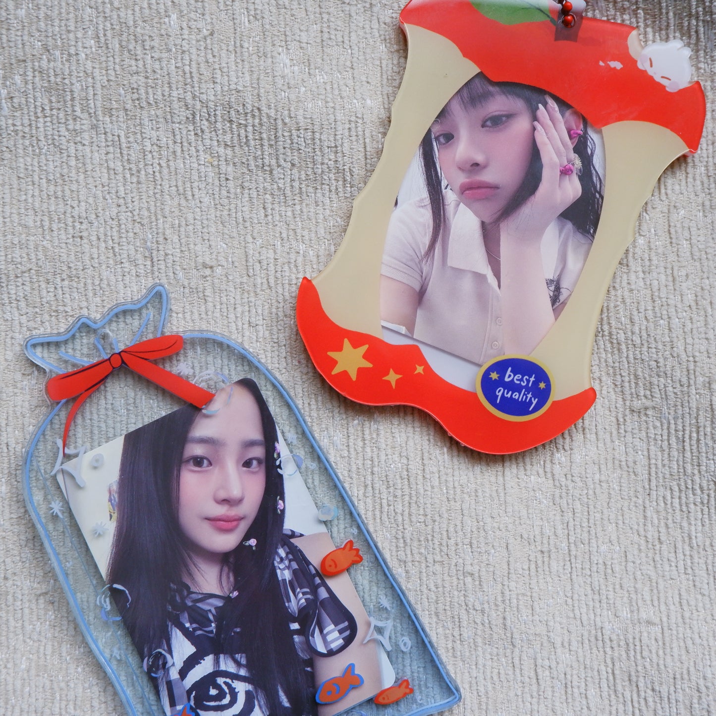 Apple Photo Card Holder | Acrylic Keychain