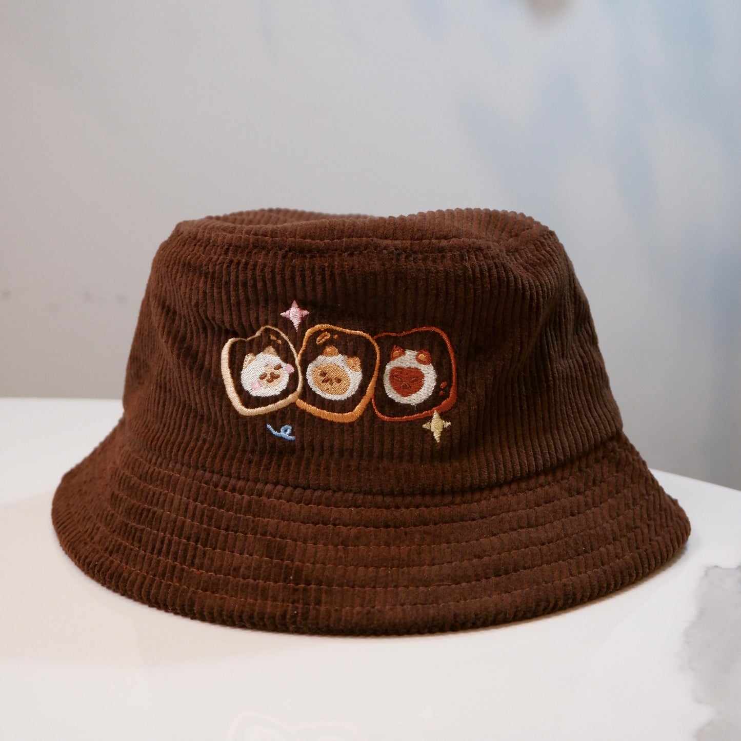 Bread Cat Trio Bucket Hat