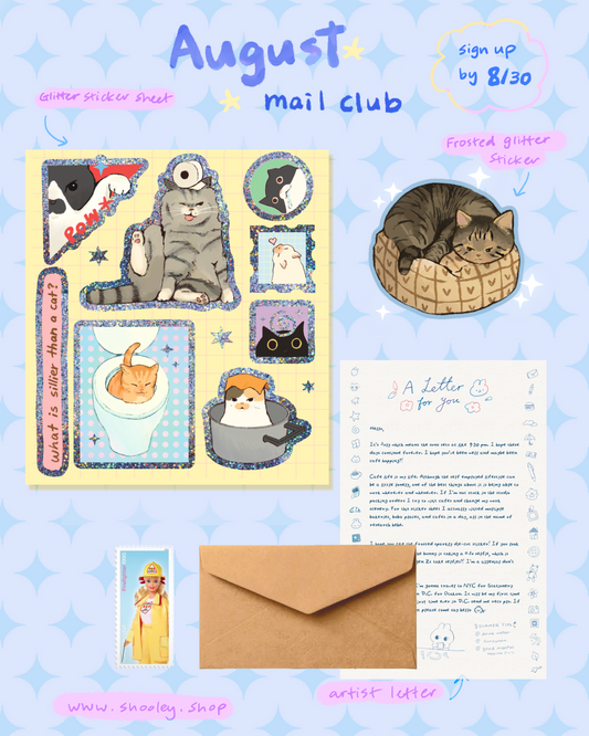 [SEPTEMBER ON BREAK ]Monthly Mail Club