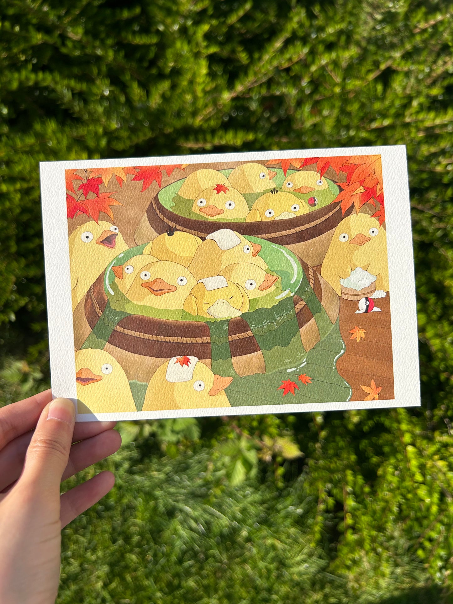 Imposter duck print