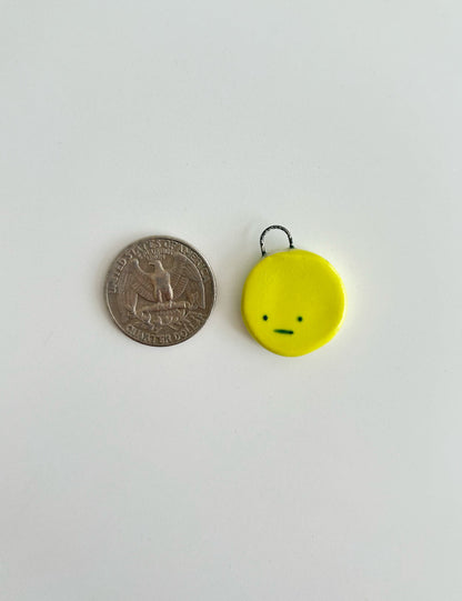 Little green guy necklace