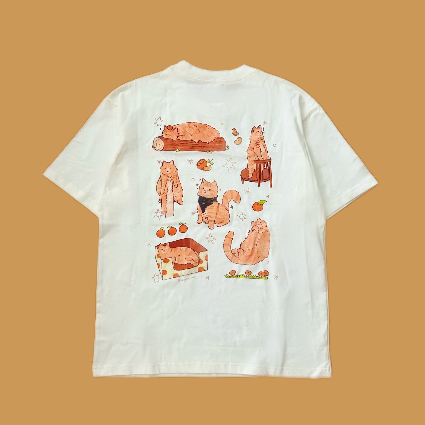 Orange Cat t-shirt [ILLO MART PICK-UP]