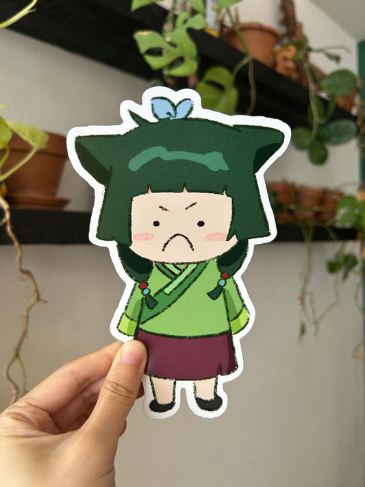 Angry girl magnet