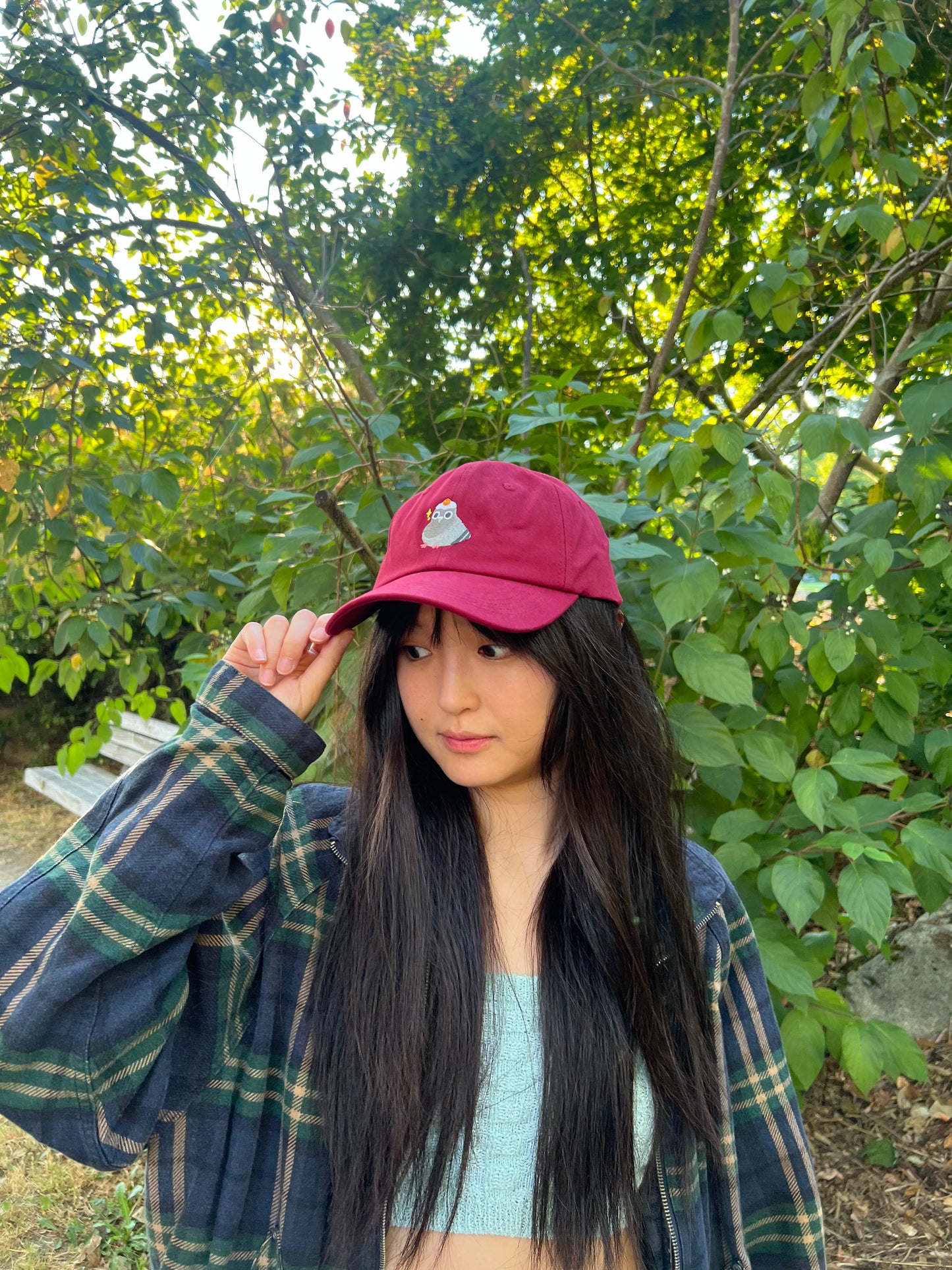 Bamboozled pigeon hat