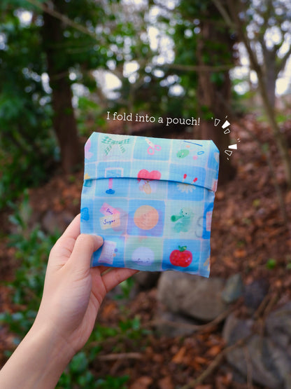 Foldable grocery bag