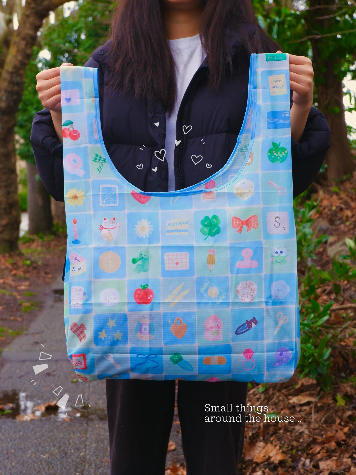 Foldable grocery bag