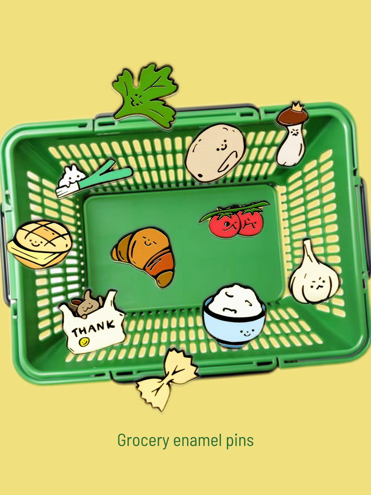 Potato Enamel Pin