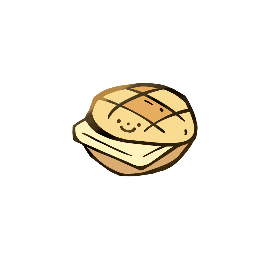 Pineapple Bun Enamel Pin