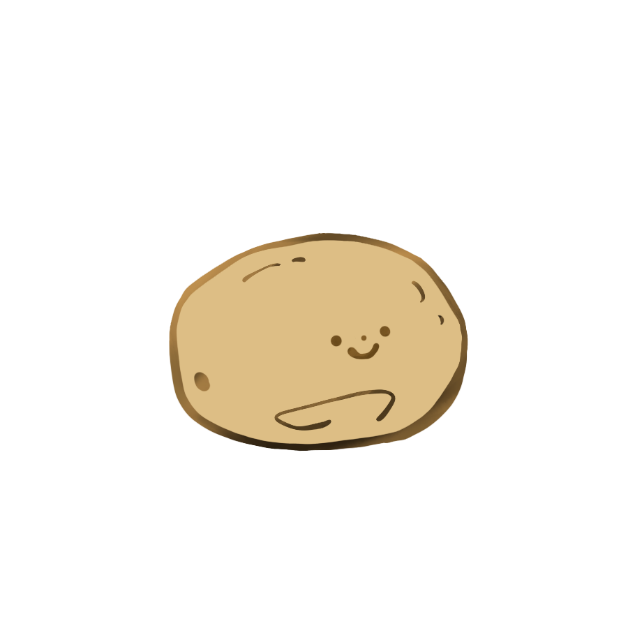 Potato Enamel Pin
