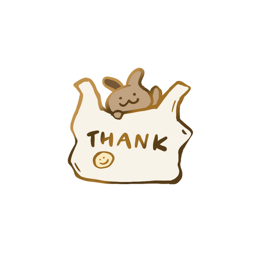 Shopping Bag Enamel Pin