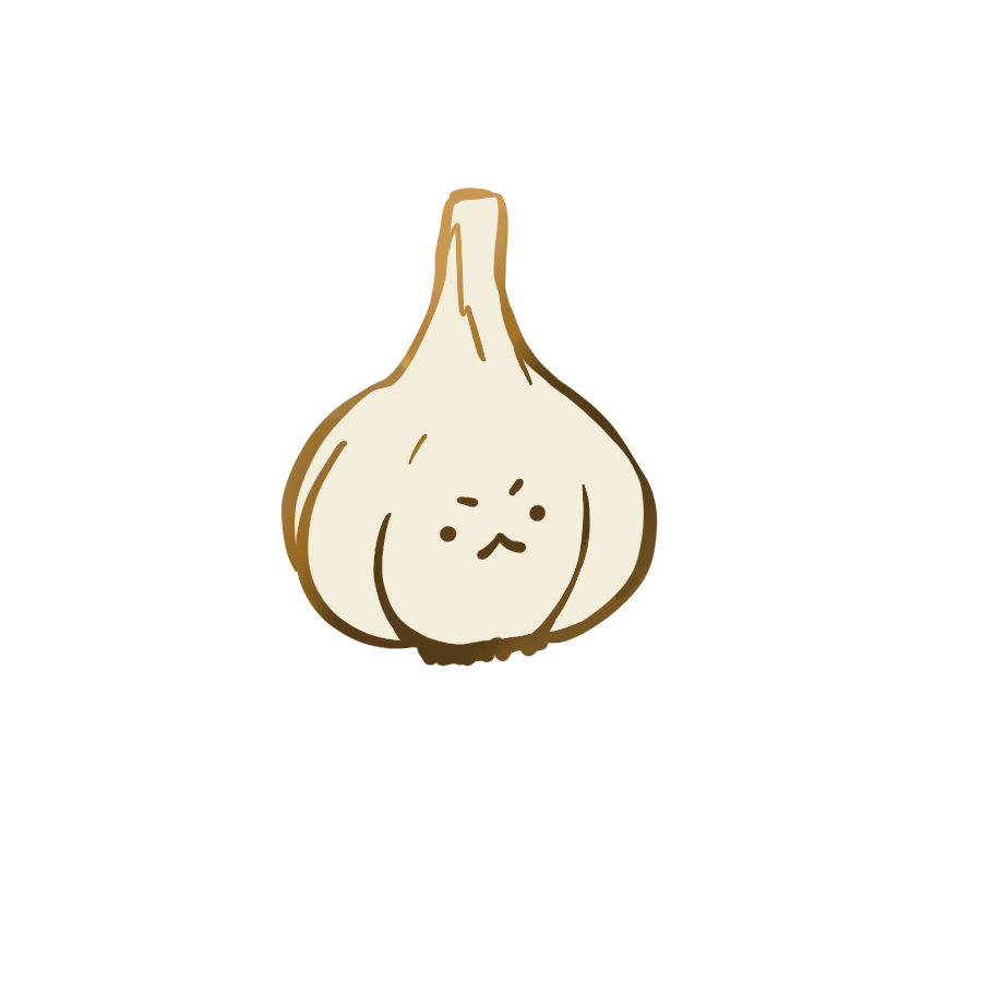 Garlic Enamel Pin