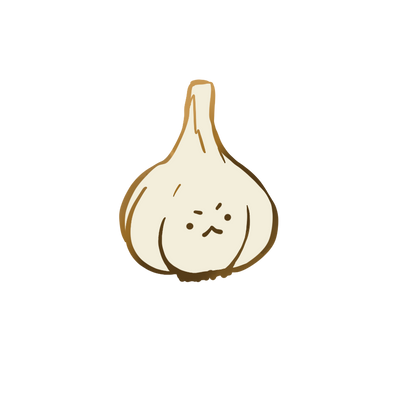 Garlic Enamel Pin
