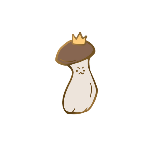 King Oyster Mushroom Enamel Pin