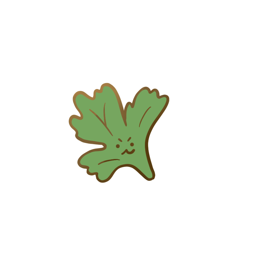 Cilantro Enamel Pin