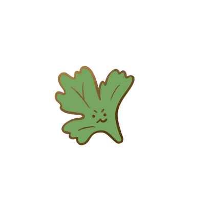 Cilantro Enamel Pin