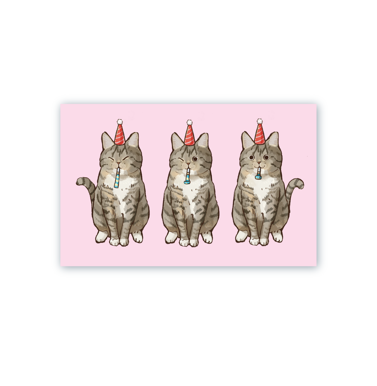 Party Cat Postcard