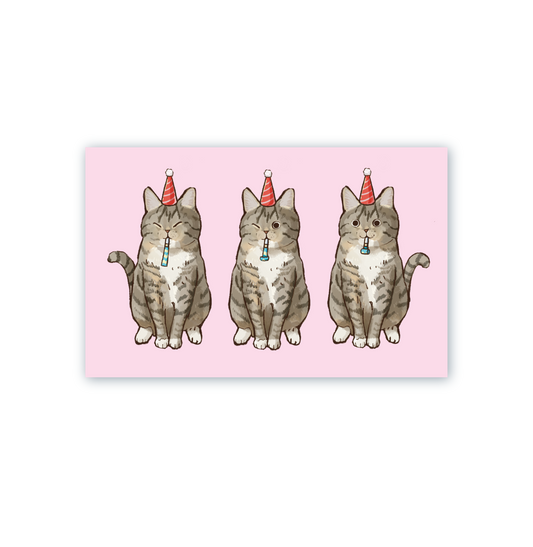 Party Cat Postcard