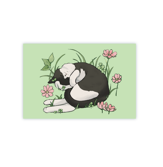 Among the Flowers Postcard