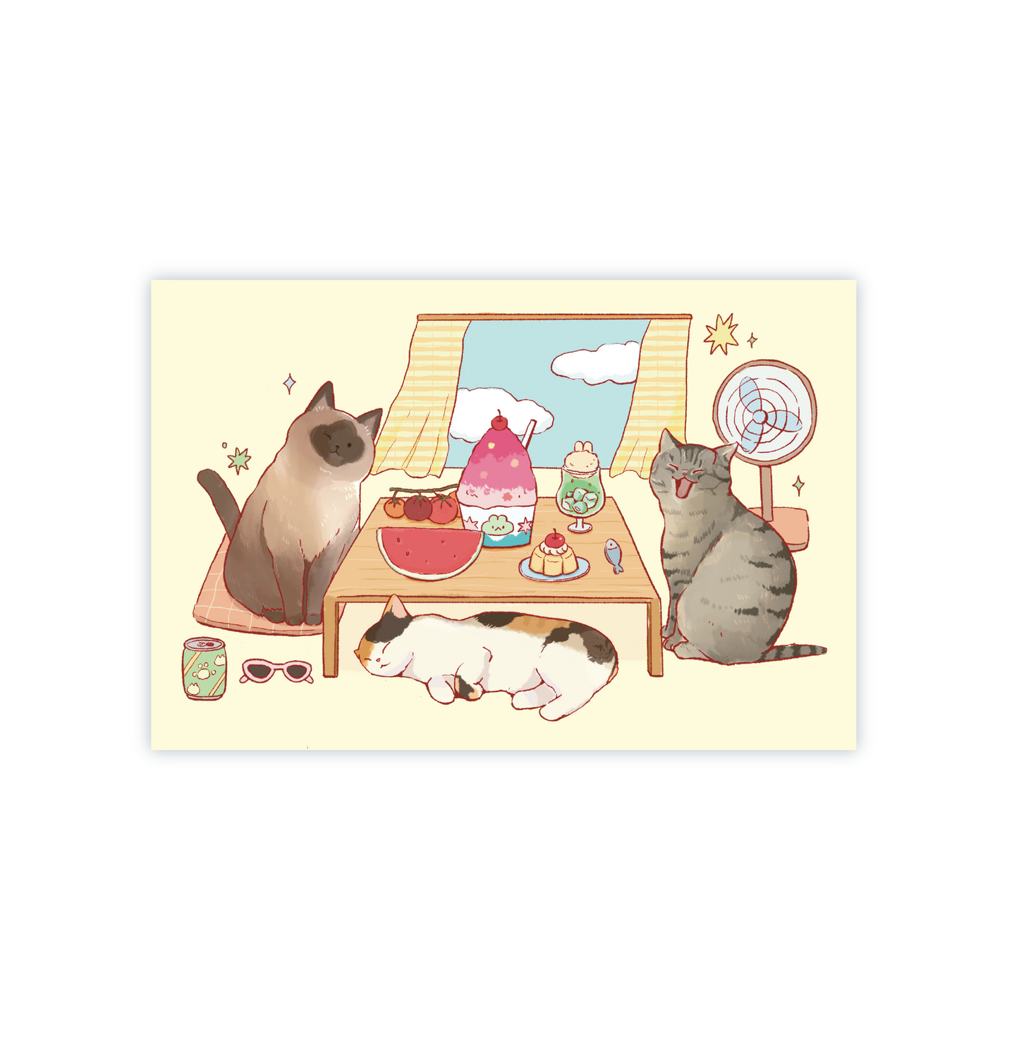 Summer Treats Postcard