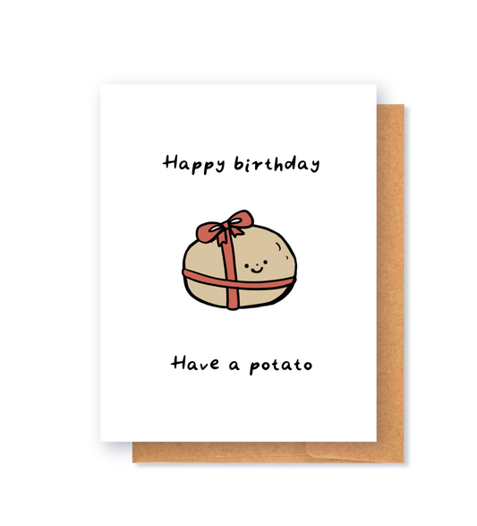 Birthday Potato Greeting Card