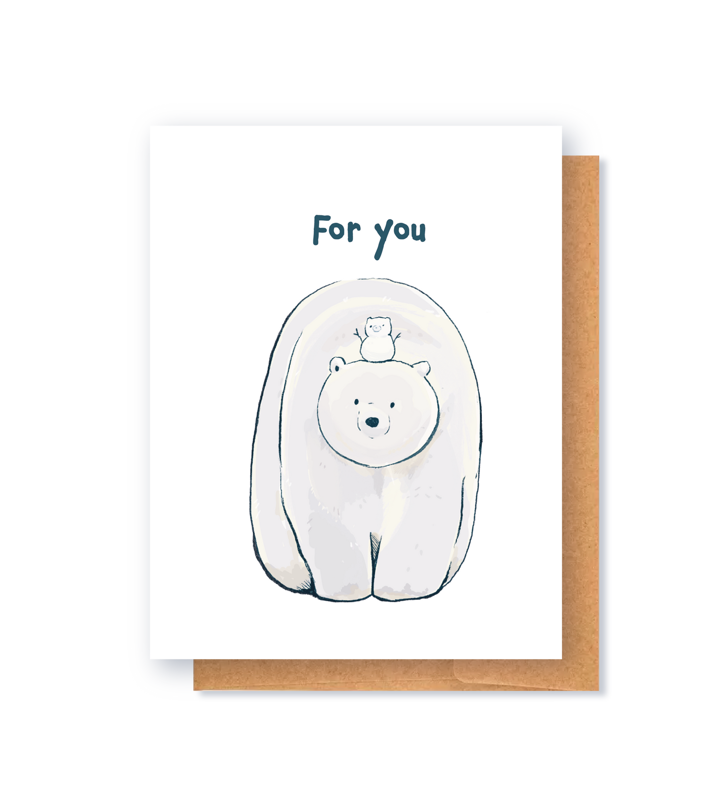 For You Polar Bear Greeting Card