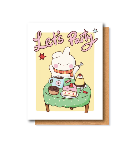 Let's Party Greeting Card