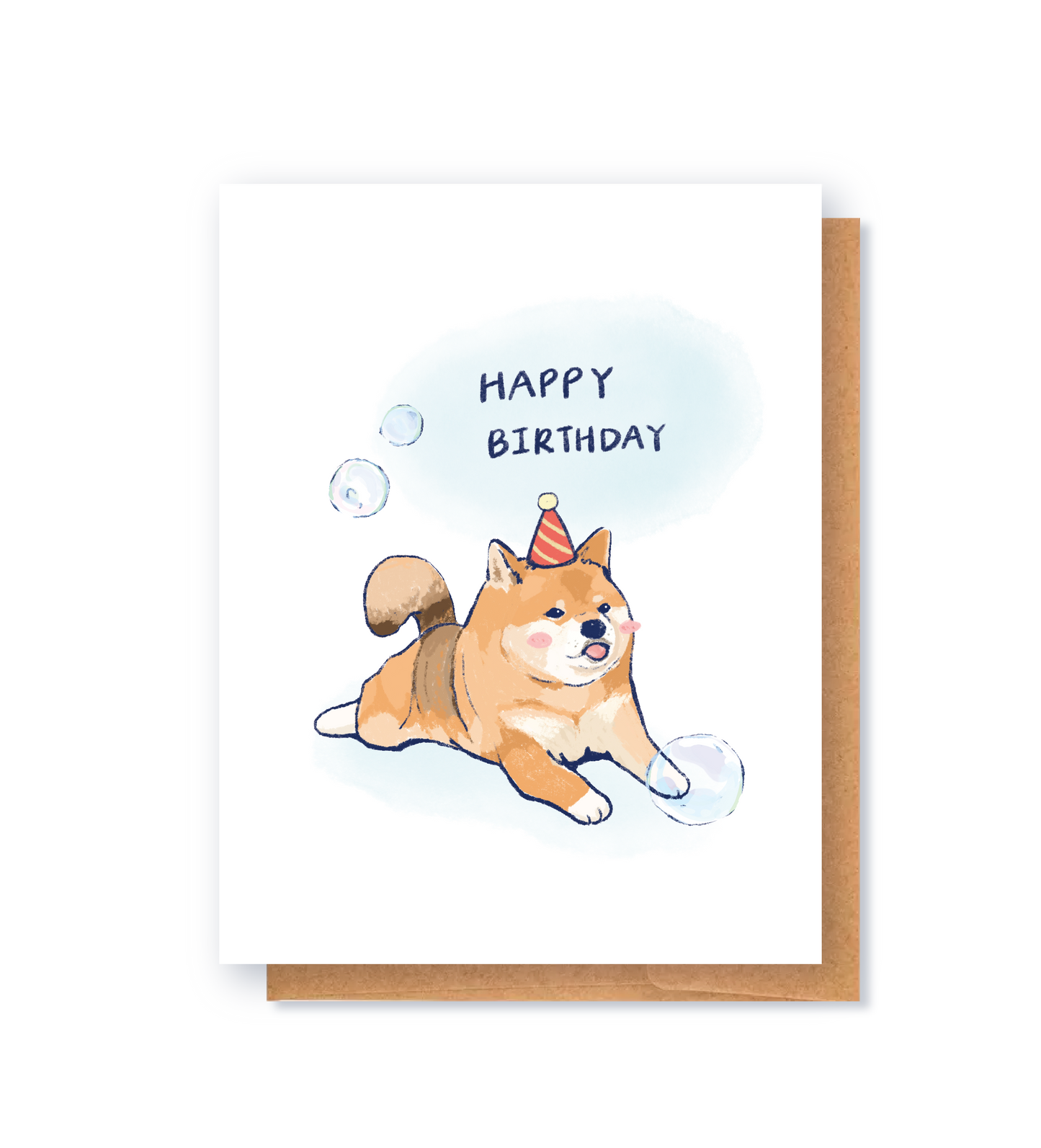 Shiba Birthday Greeting Card