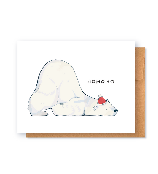 Polar Bear Holiday Greeting Card