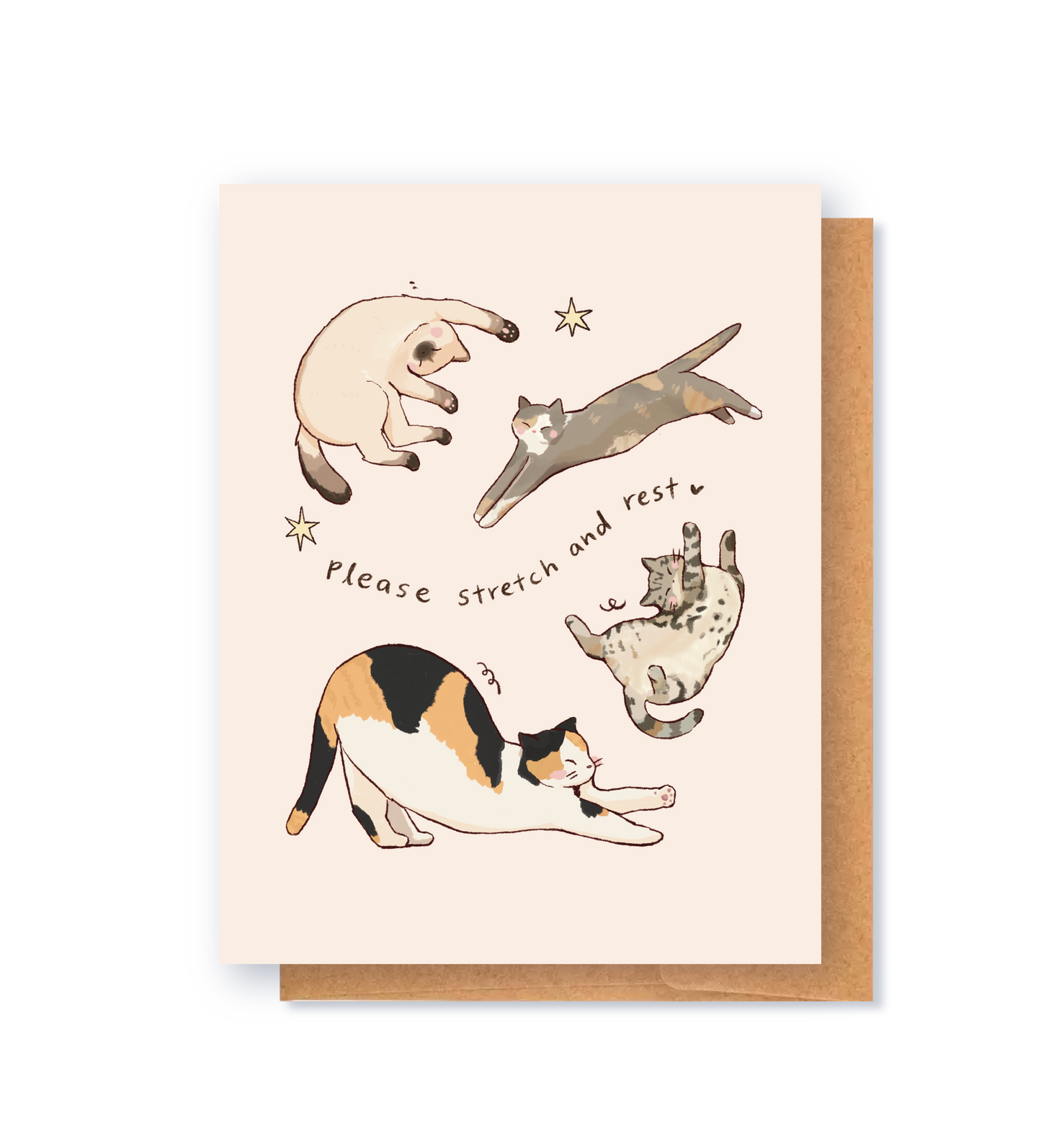 Stretch and Rest Greeting Card